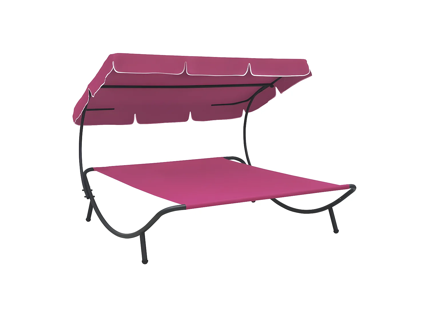 Bain de soleil avec auvent Rose PEWV99057