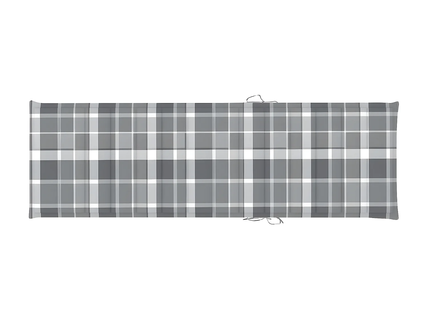 Bain de soleil avec coussin Bois d'acacia solide PEWV38867