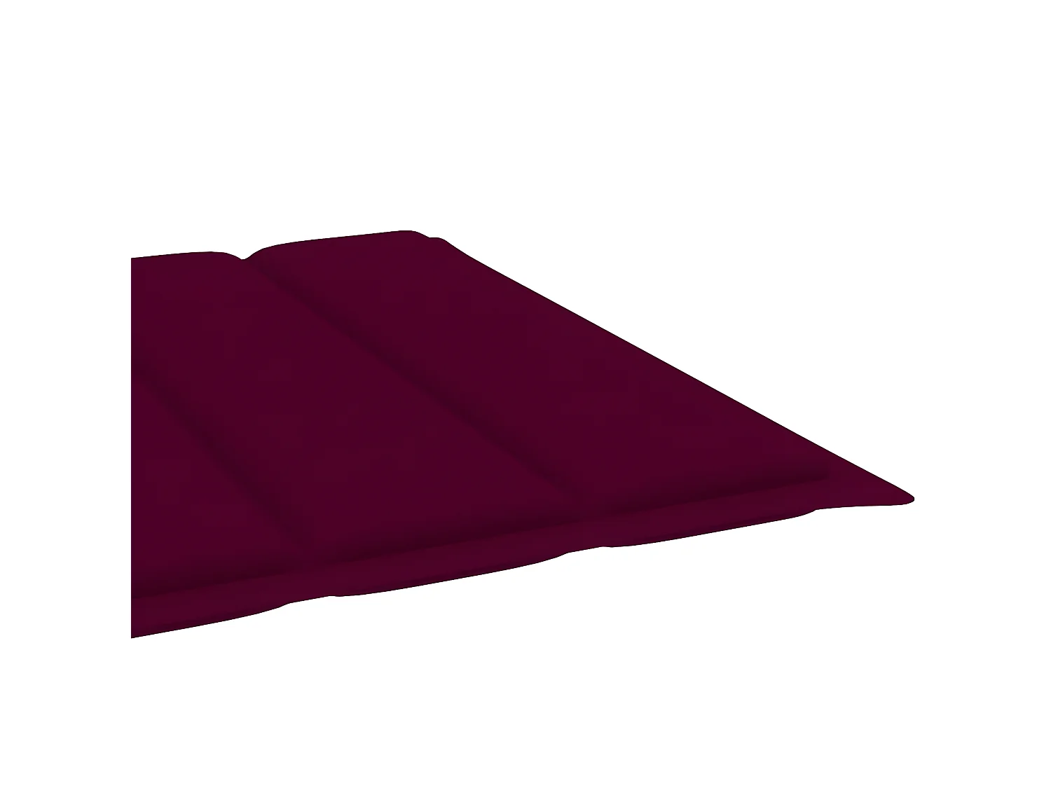 Bain de soleil avec coussin Bois d'acacia solide PEWV26836