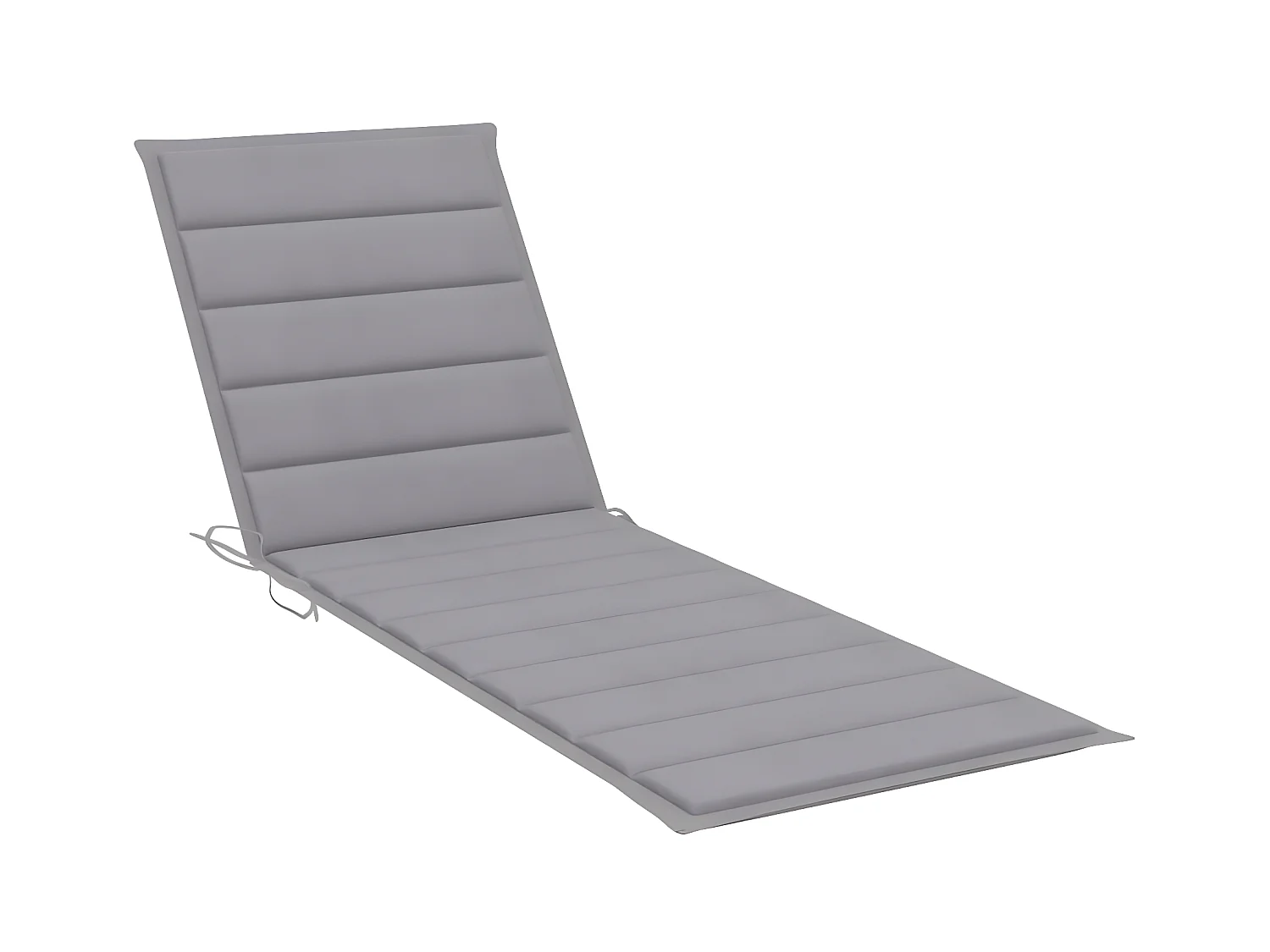 Bain de soleil de jardin avec table et coussin Pin imprégné SEF65926