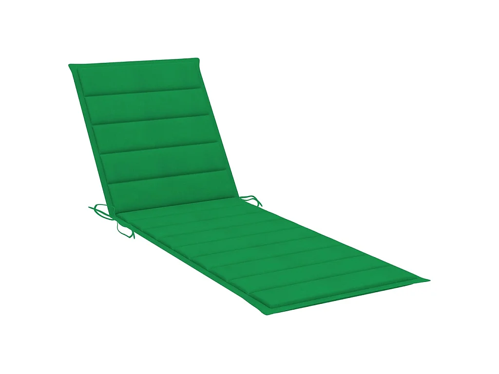 Bain de soleil double et coussin vert Bois de pin imprégné SEF41210