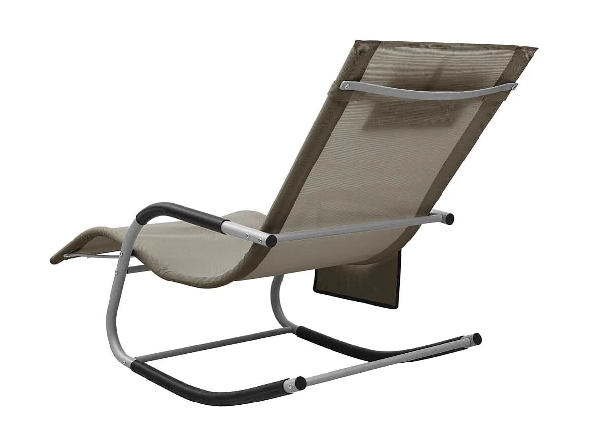 Bain de soleil Textilène Taupe et gris SEF21288