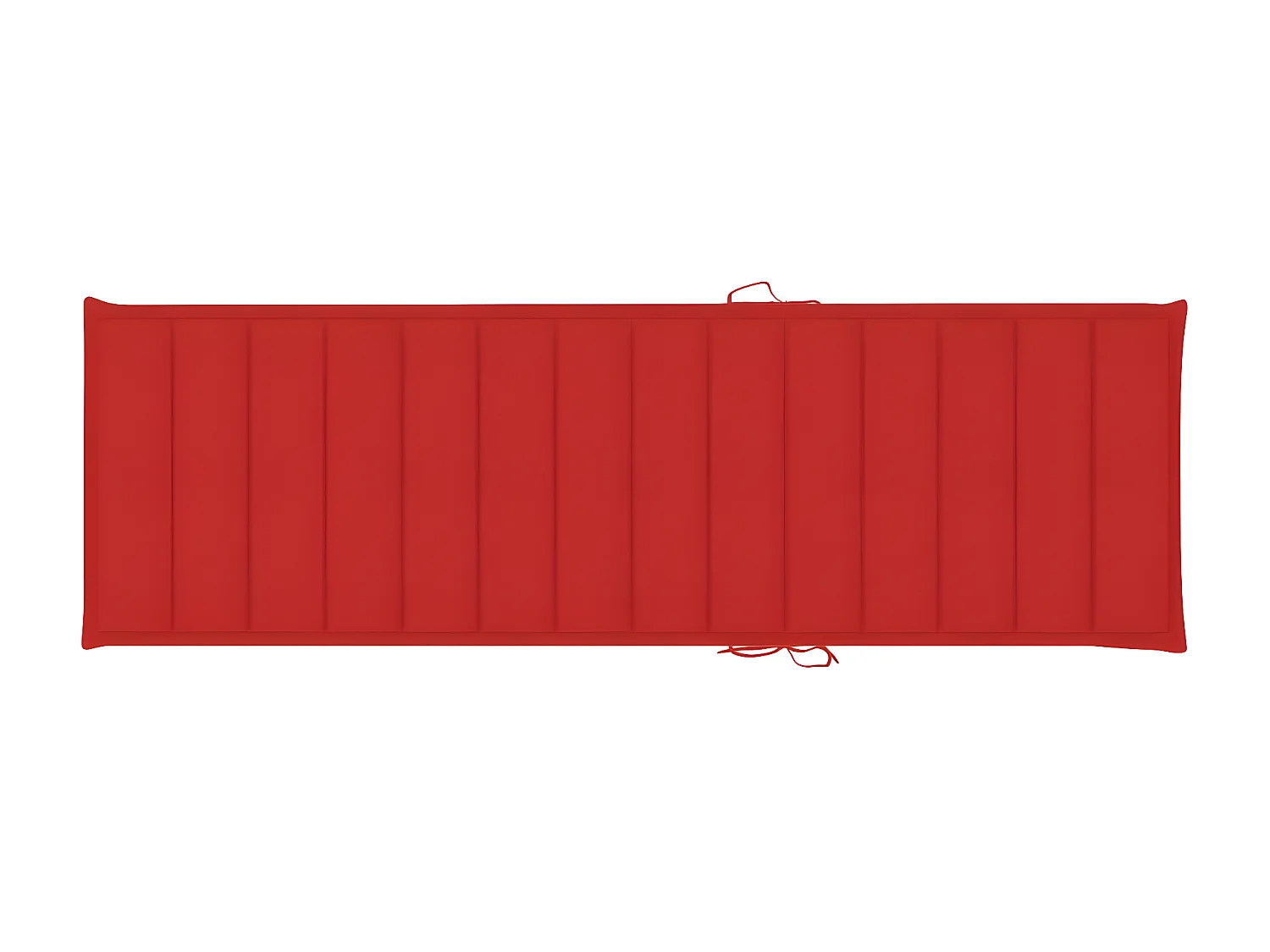 Ligbed met rood kussen geïmpregneerd grenenhout NL484000