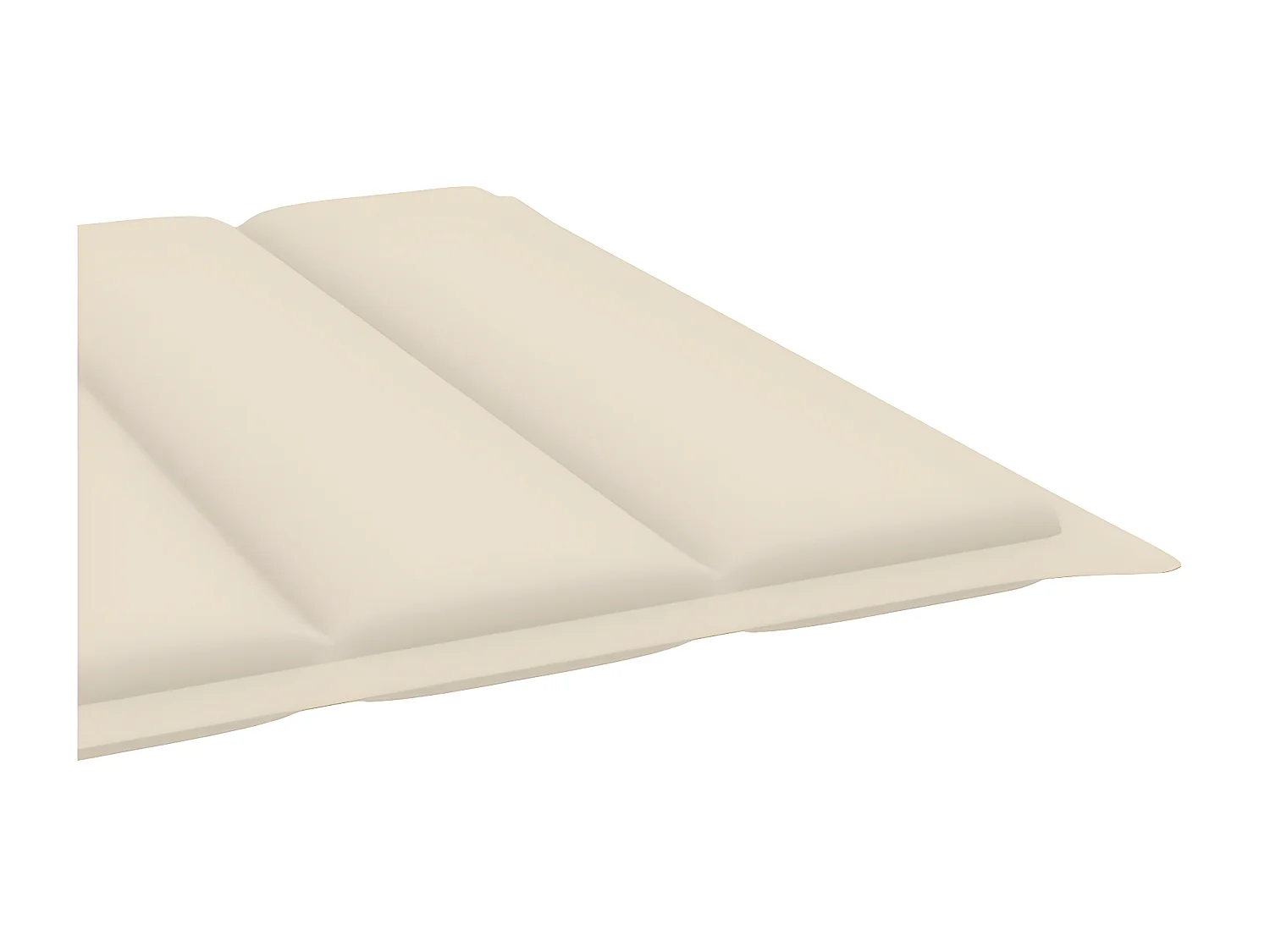 Bain de soleil de jardin avec coussin Bois d'acacia solide SEF35241