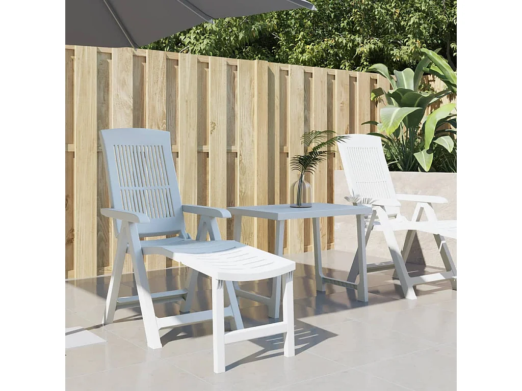 Bain de soleil blanc plastique PEWV82923
