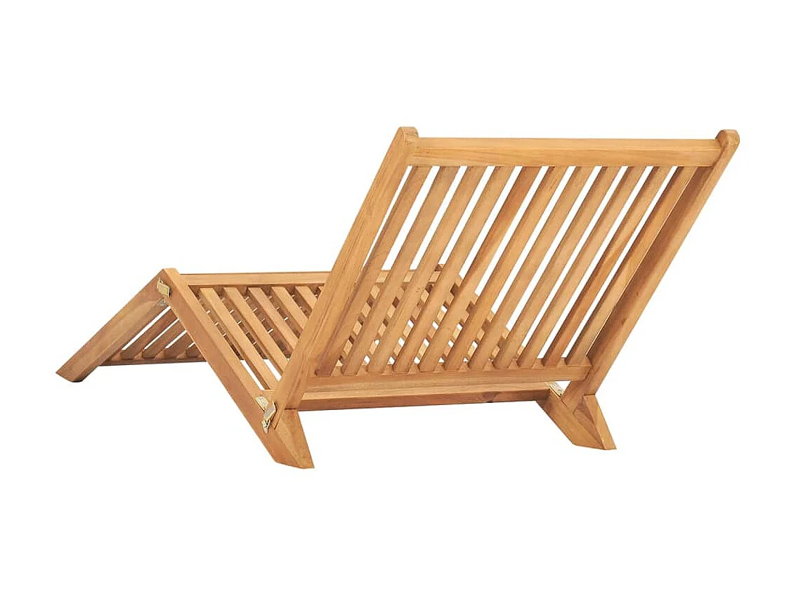 Tumbona de madera maciza de teca ES12616