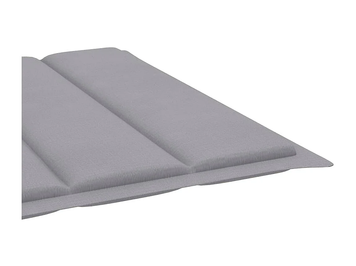 Bain de soleil avec coussin Bois d'acacia solide PEWV73110