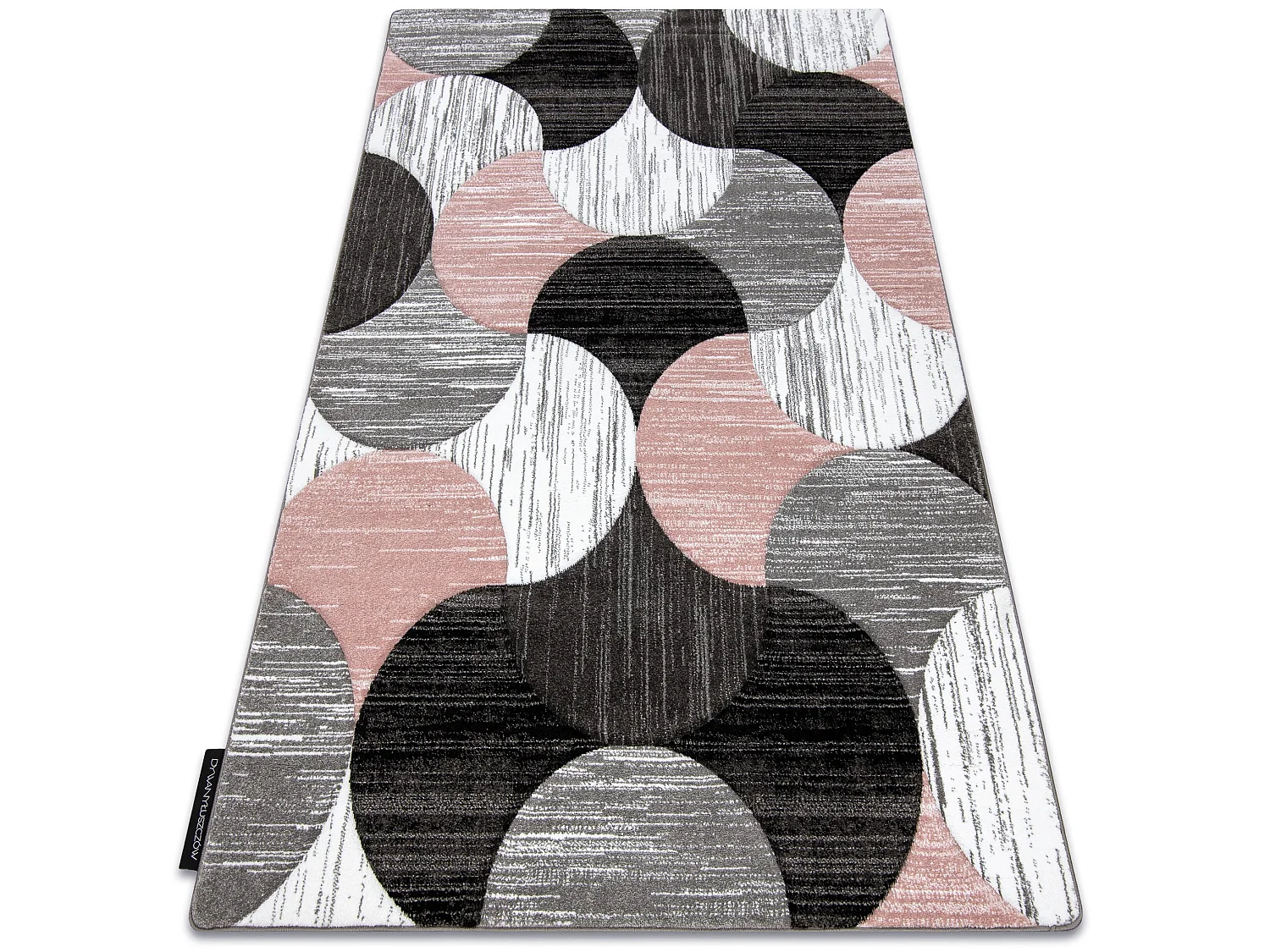 Tapijt ALTER Geo Schelpen rozekleuring 160x220 cm