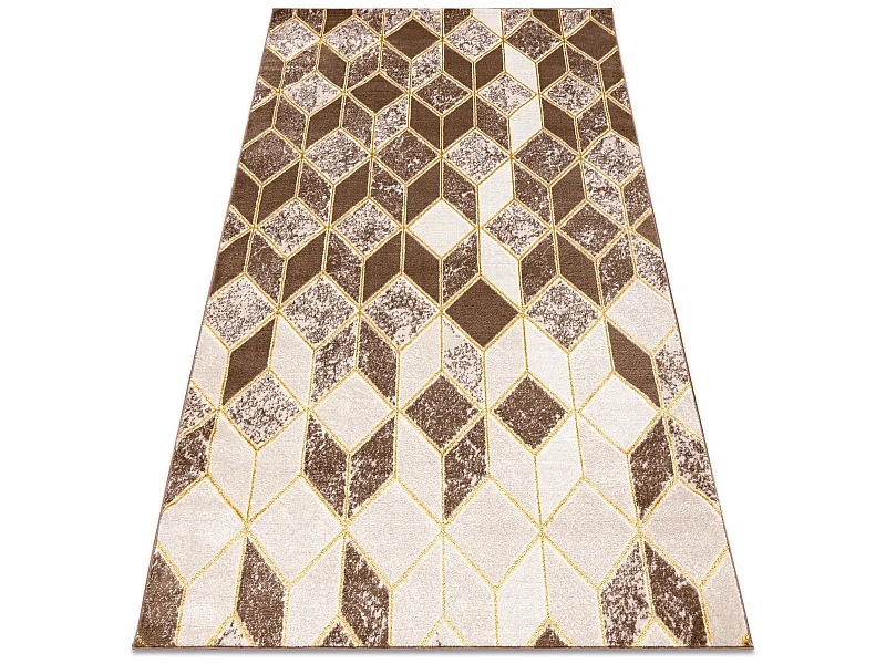 Modern MEFE Teppich B400 Würfel, geometrisch 3D - Strukturell zwei Eb 160x220 cm