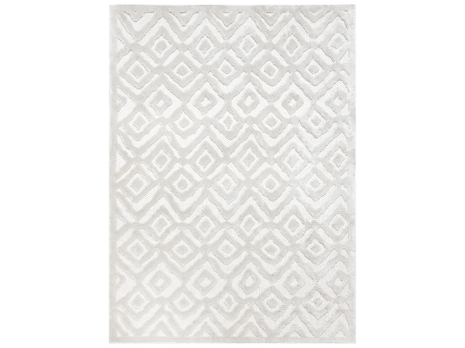 Tapis SANTO SIZAL 58381 diamants, zigzag beige 160x220 cm