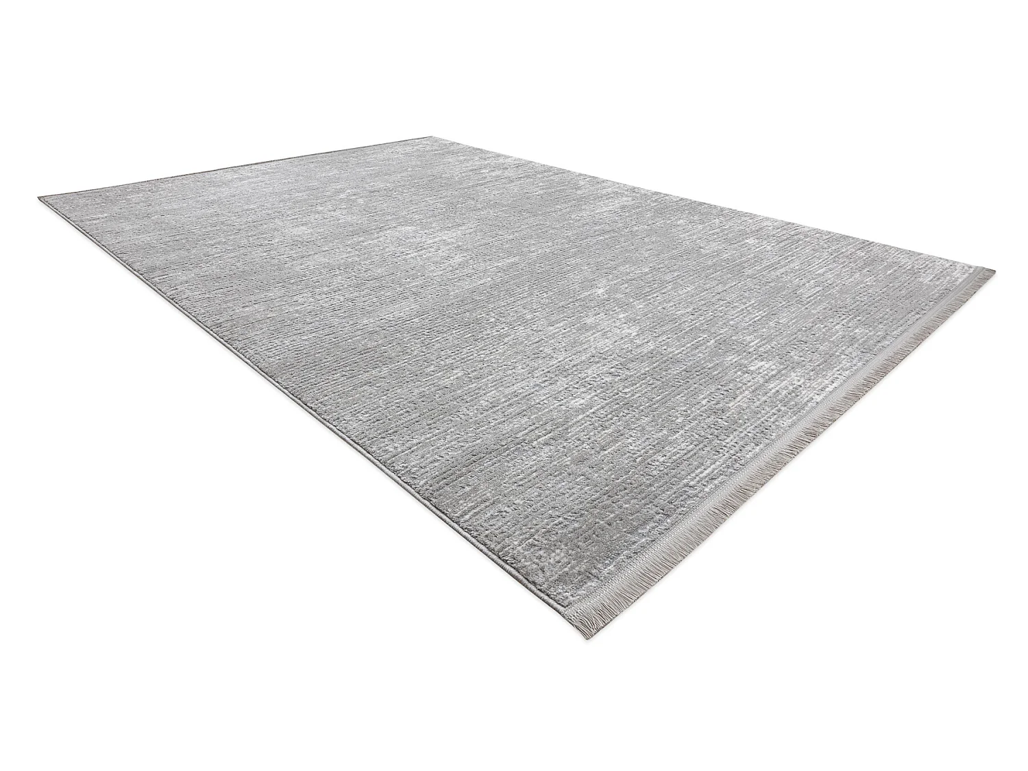 Tapis TULS structural, franges  51248 moderne, gris 240x330 cm