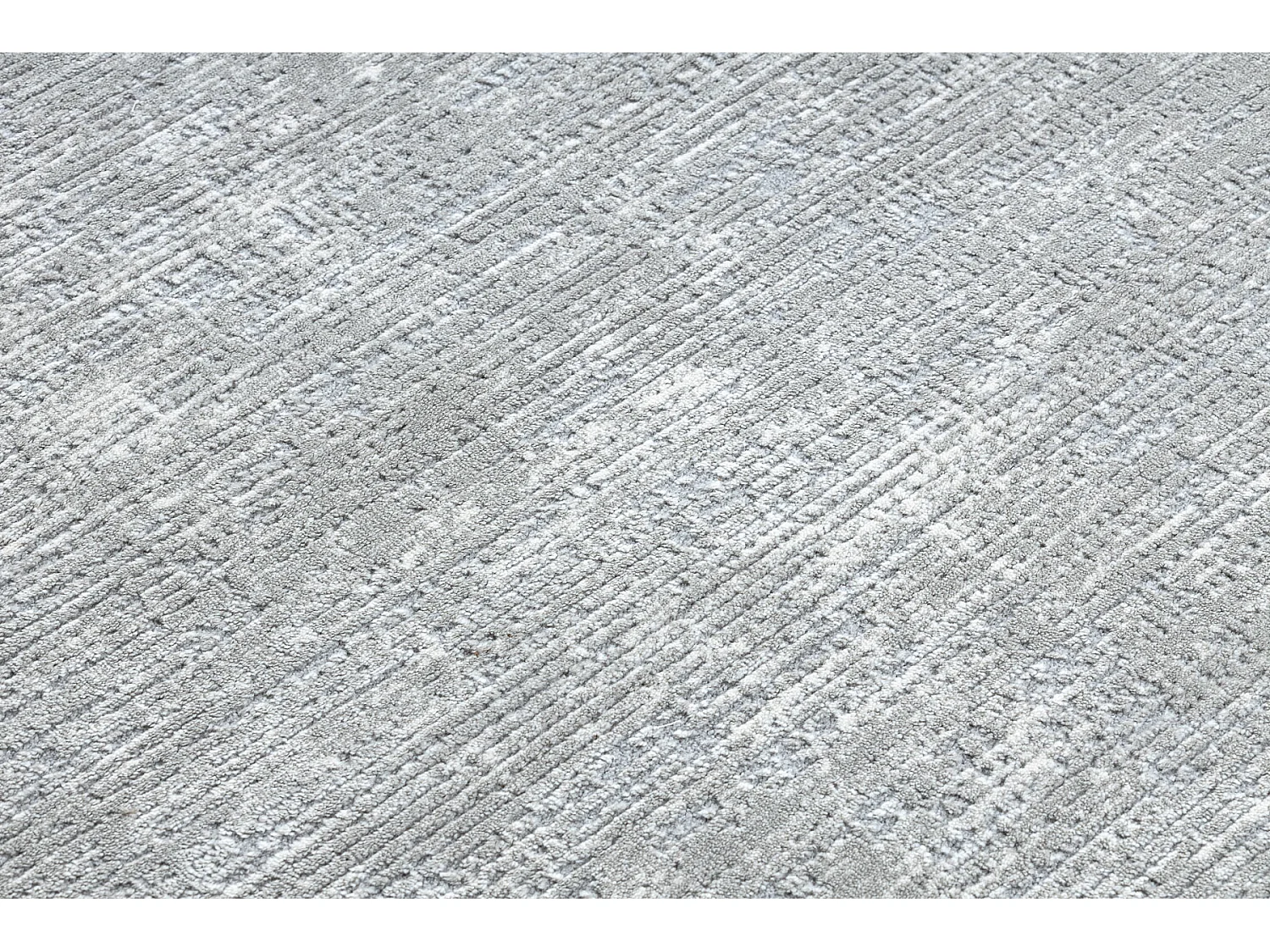 Tapis TULS structural, franges  51248 moderne, gris 240x330 cm