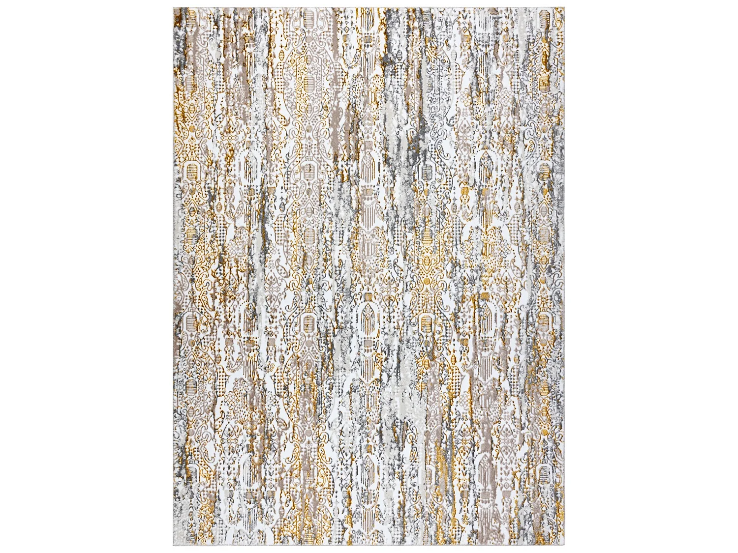 Tapijt GLOSS modern 8487 63 Ornament, stijlvol, glamour goud / beige  180x270 cm
