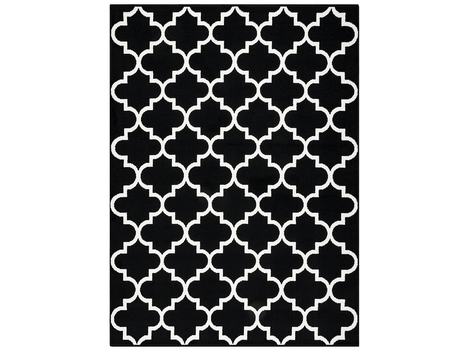 BCF Rug Morad TRELIS Treliças marroquinas - preto 200x300 cm