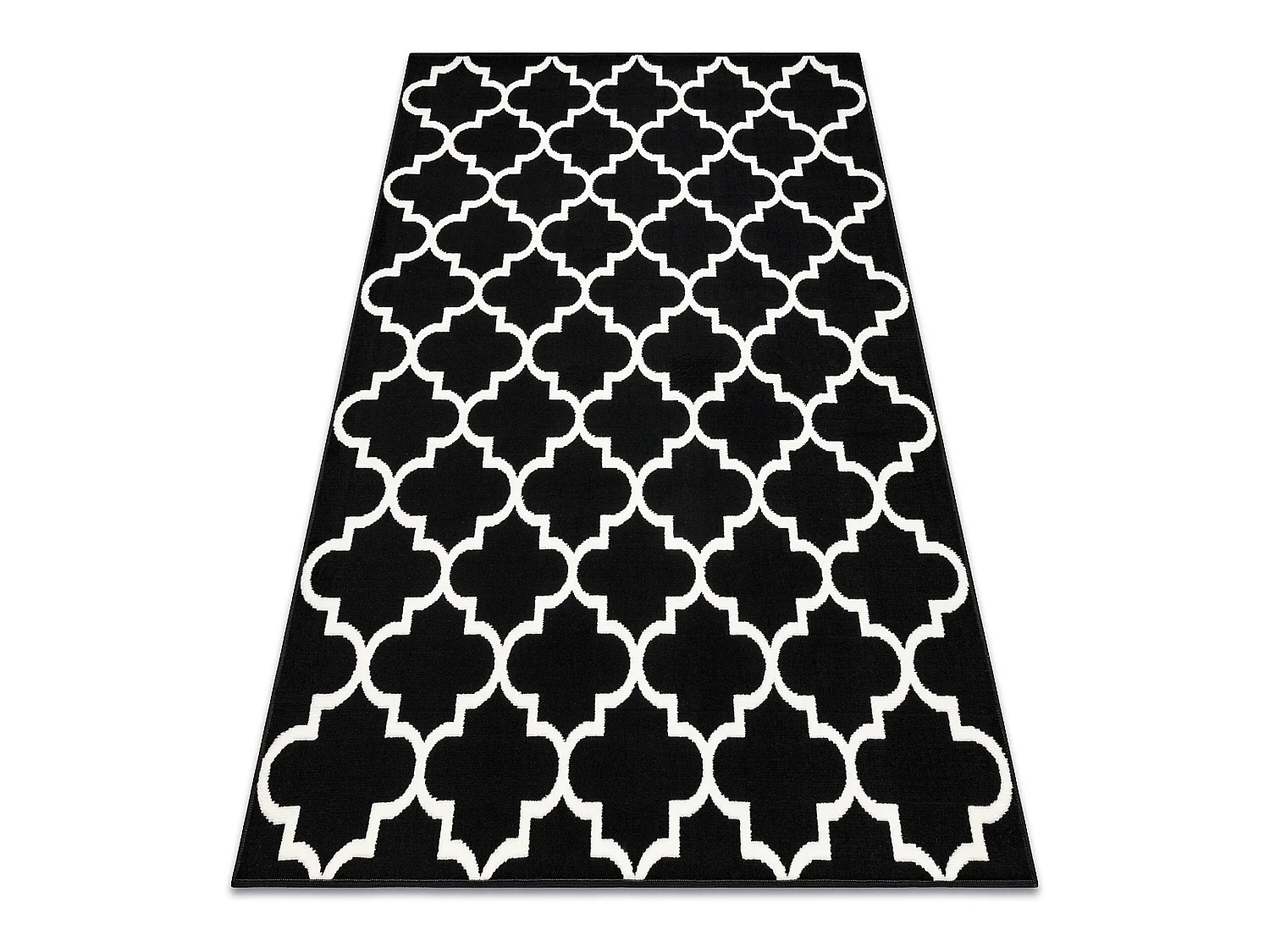 BCF Tapis Morad TRELIS Treillis marocain - noir 200x300 cm