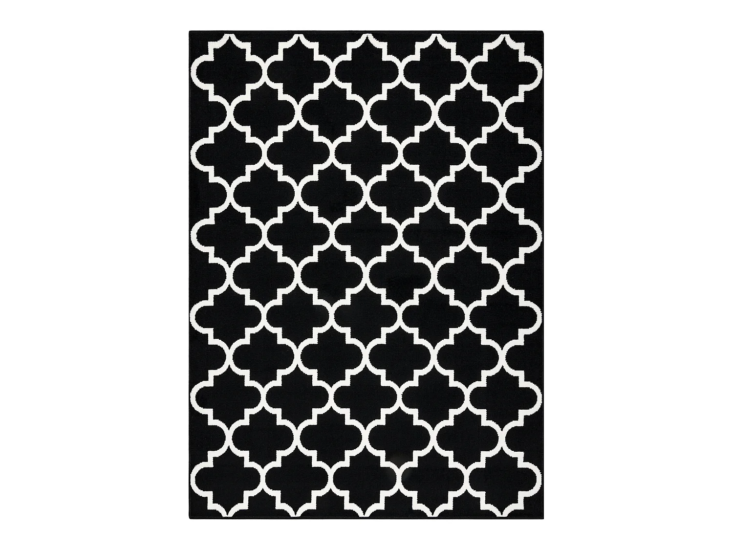 Dywan BCF Morad TRELIS koniczyna marokańska - czarny 200x300 cm