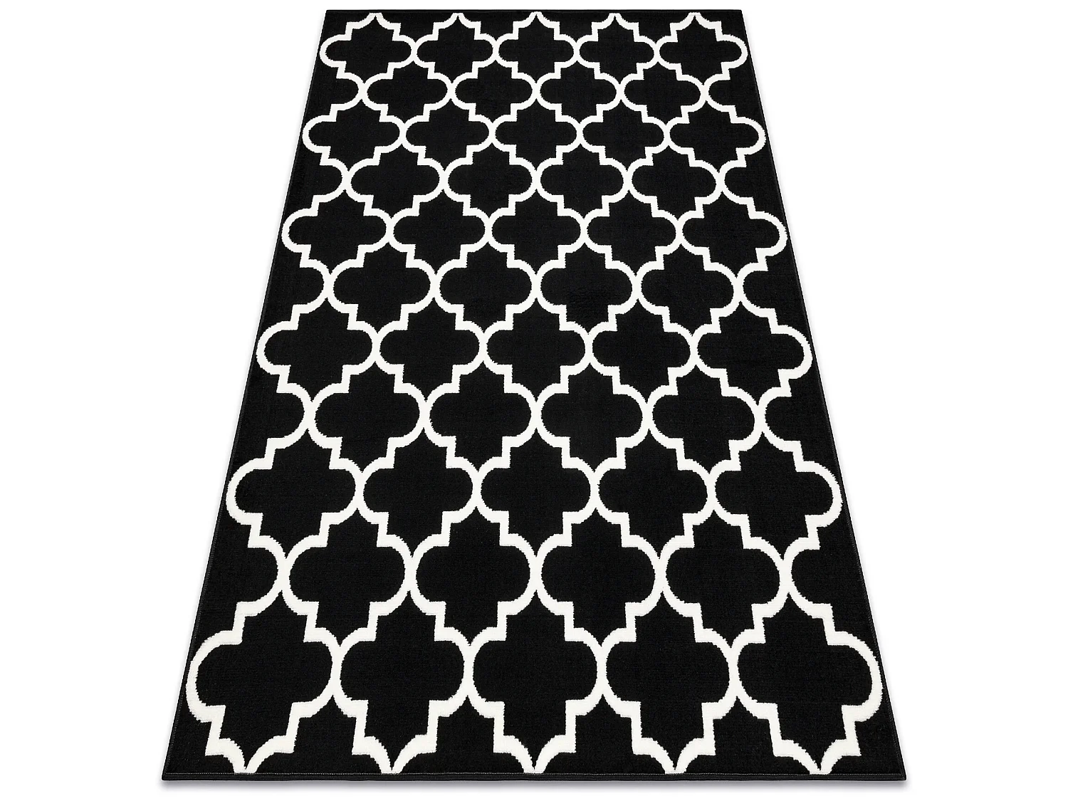BCF Tapis Morad TRELIS Treillis marocain - noir 200x300 cm