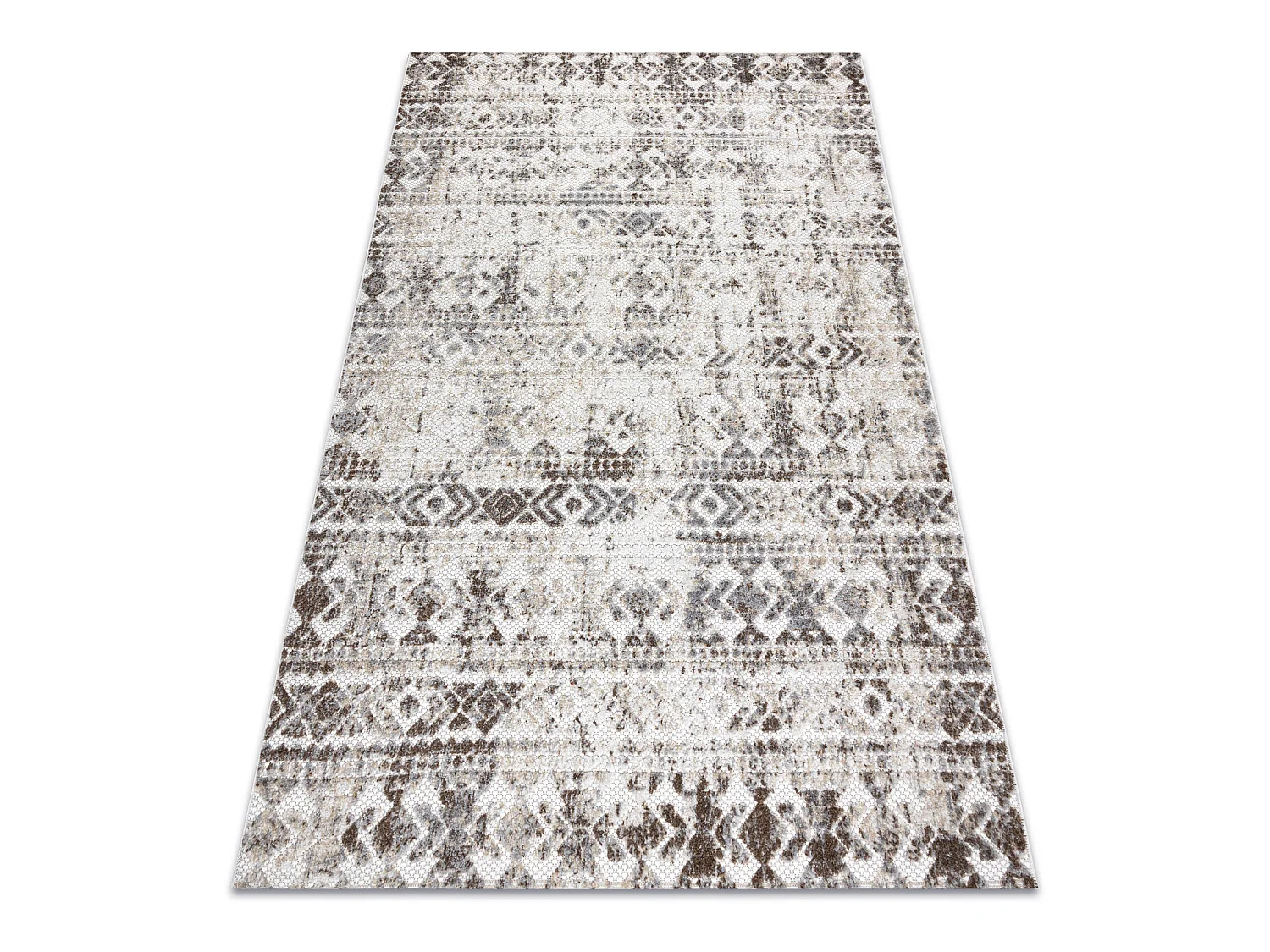 Tapijt Structureel SOLE D3732 Azteeks, diamanten Plat geweven, twee po 160x220 cm