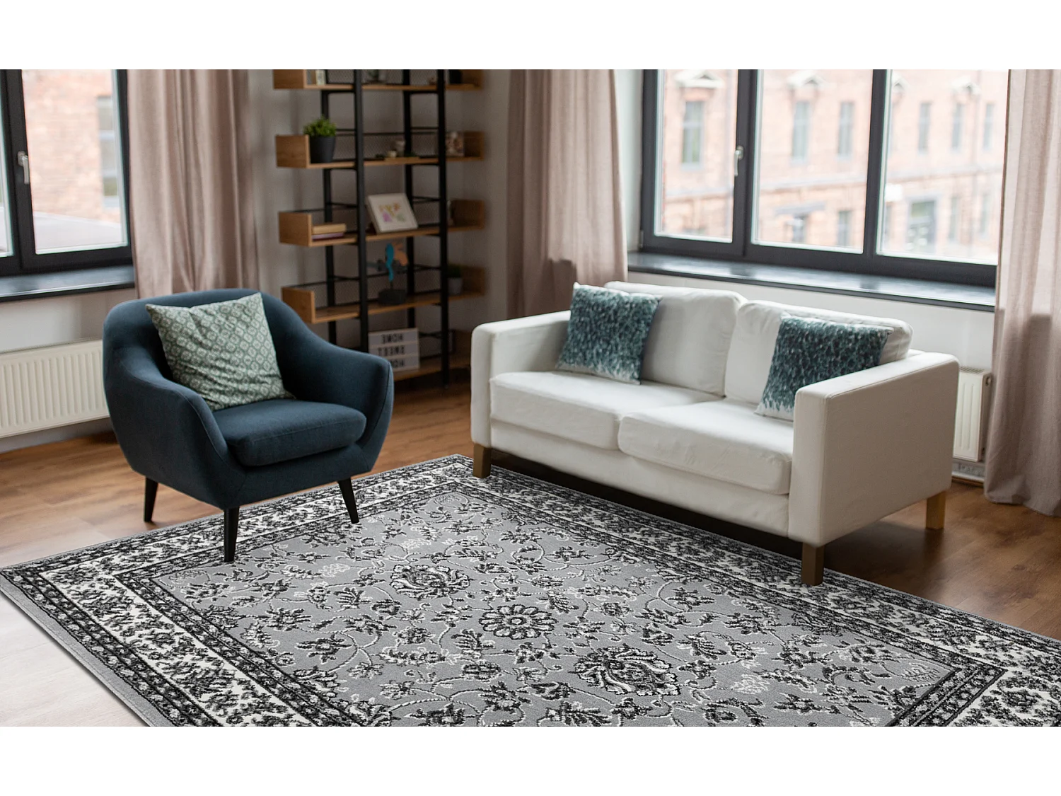 Tappeto BCF Morad KLASYK classico - grigio 200x300 cm