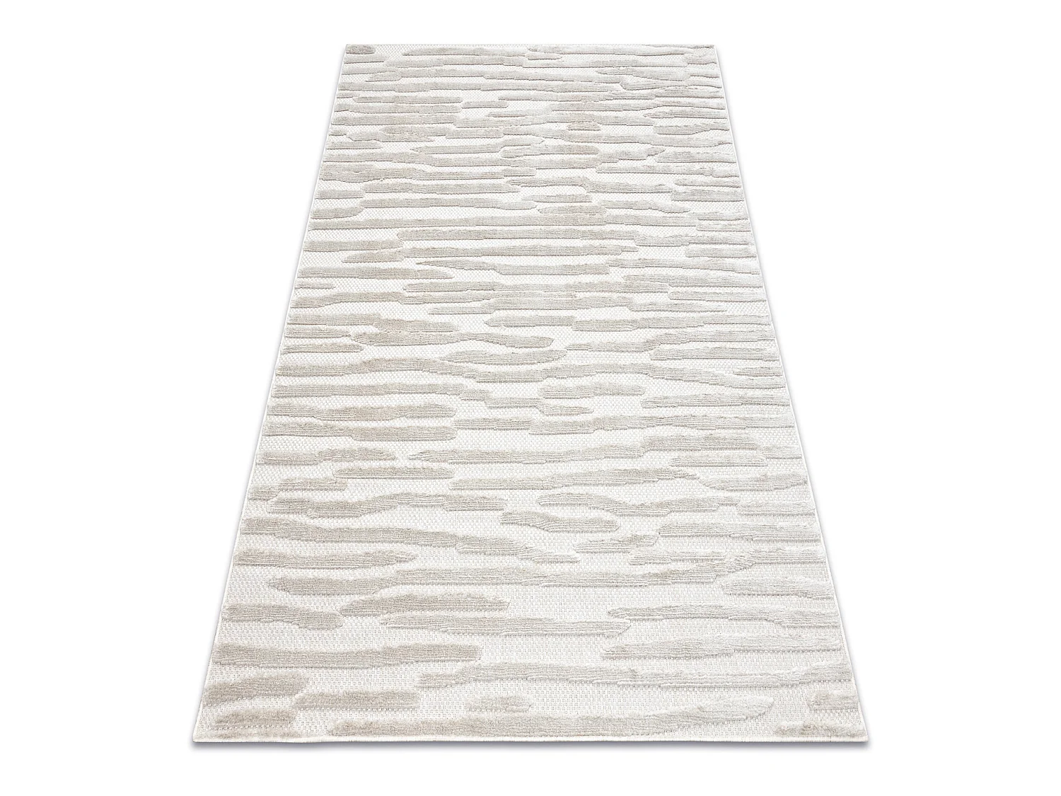 Tapijt SANTO SISAL 58394 Golven beige 160x220 cm