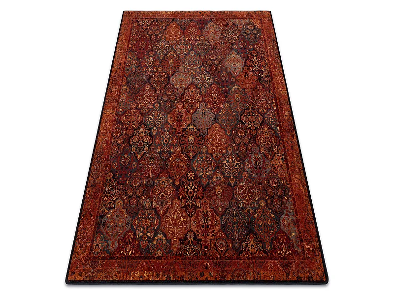 Wollteppich SUPERIOR KAIN rubin 300x400 cm