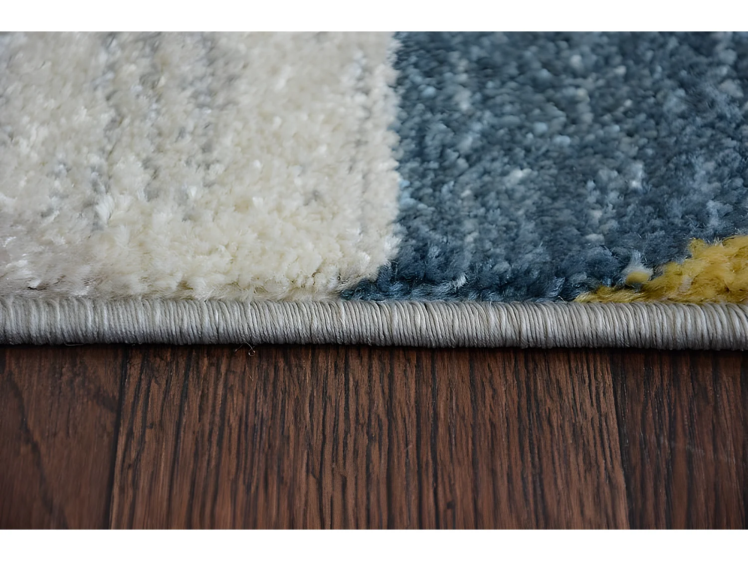 Tapis NORDIC TRIANGLES gris et crème G4580 280x370 cm