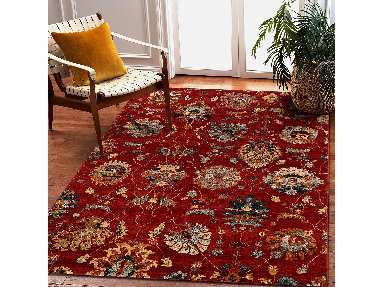 Tapis en laine SUPERIOR LATICA rubis 200x300 cm