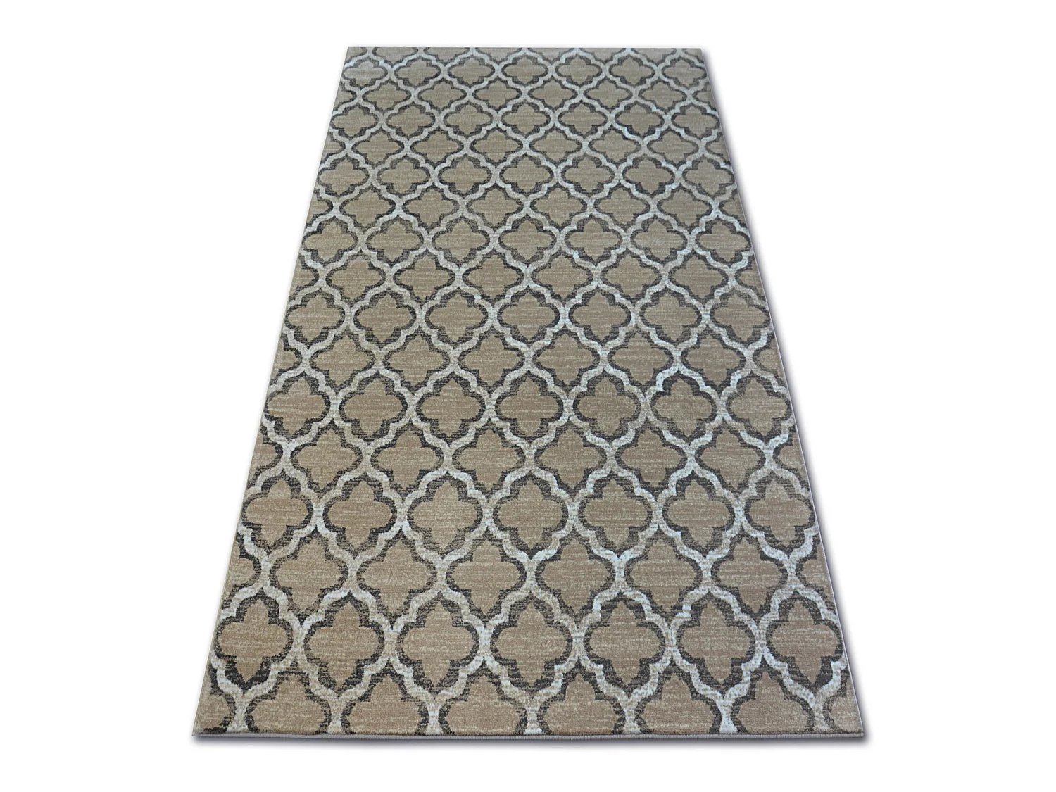 Tapis ARGENT - W4030 Trèfle Marocain Trellis Beige 160x220 cm