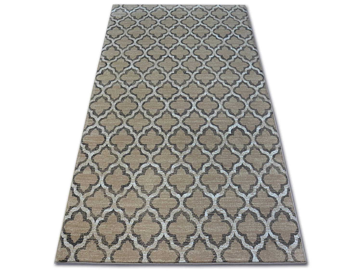 Tapis ARGENT - W4030 Trèfle Marocain Trellis Beige 160x220 cm