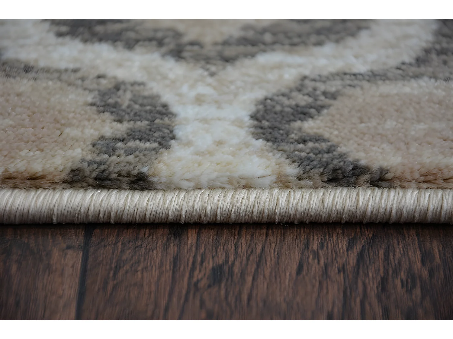 Tapis ARGENT - W4030 Trèfle Marocain Trellis Beige 160x220 cm