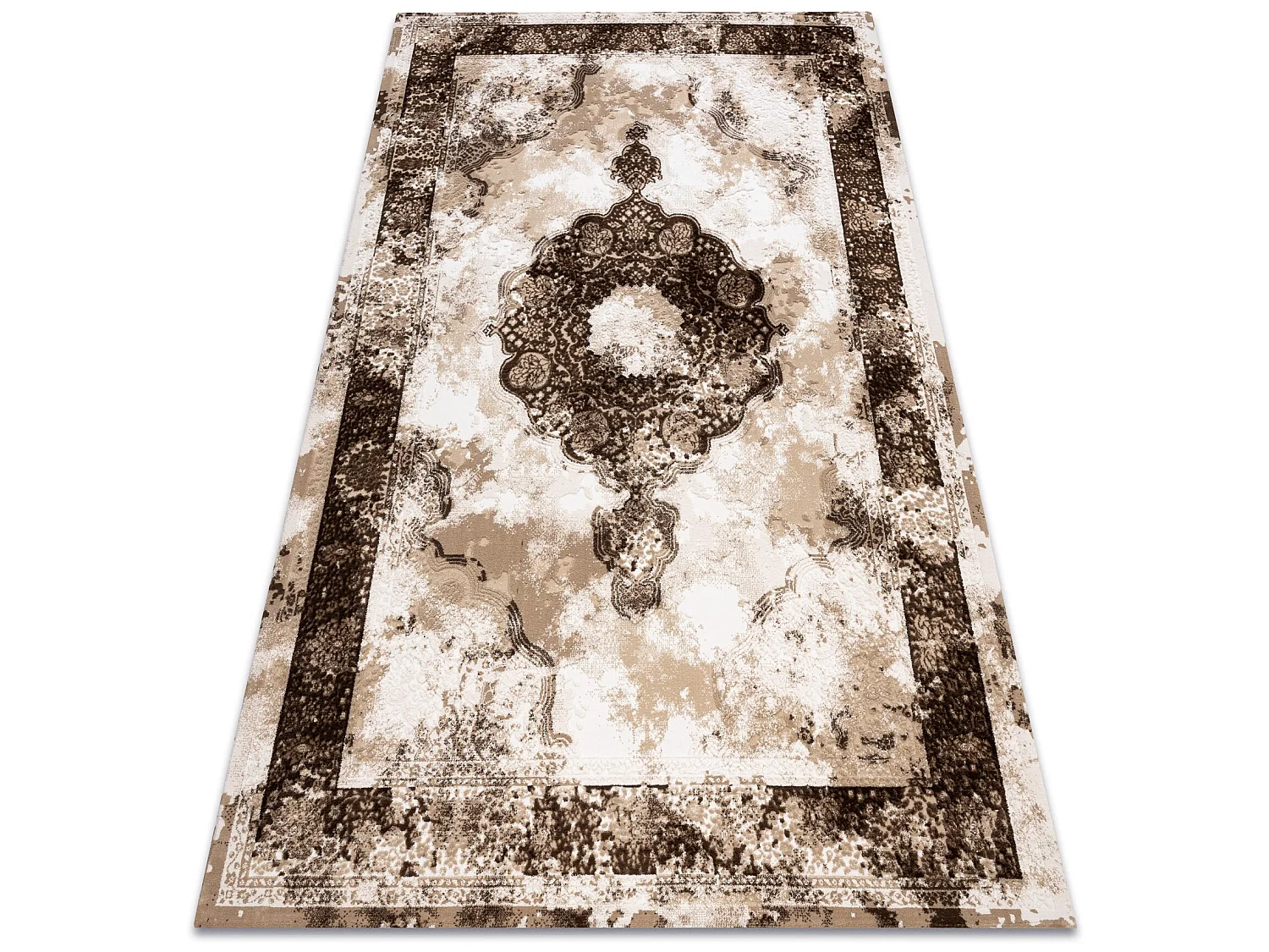 Tapis ACRYLIQUE VALENCIA 9987 ORNEMENT, CADRE, vintage beige 200x300 cm