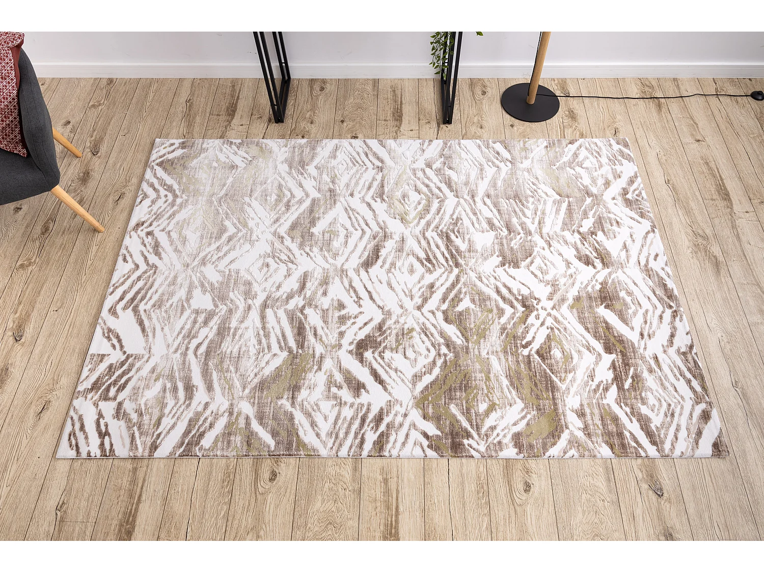 Tapis ACRYLIQUE DIZAYN 121 beige / vert 200x300 cm