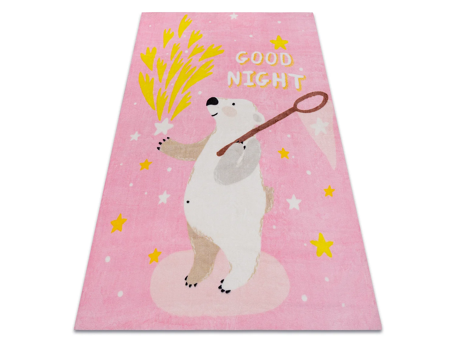 Tapis PLAY ours étoiles G4016-5 rose 160x215 cm