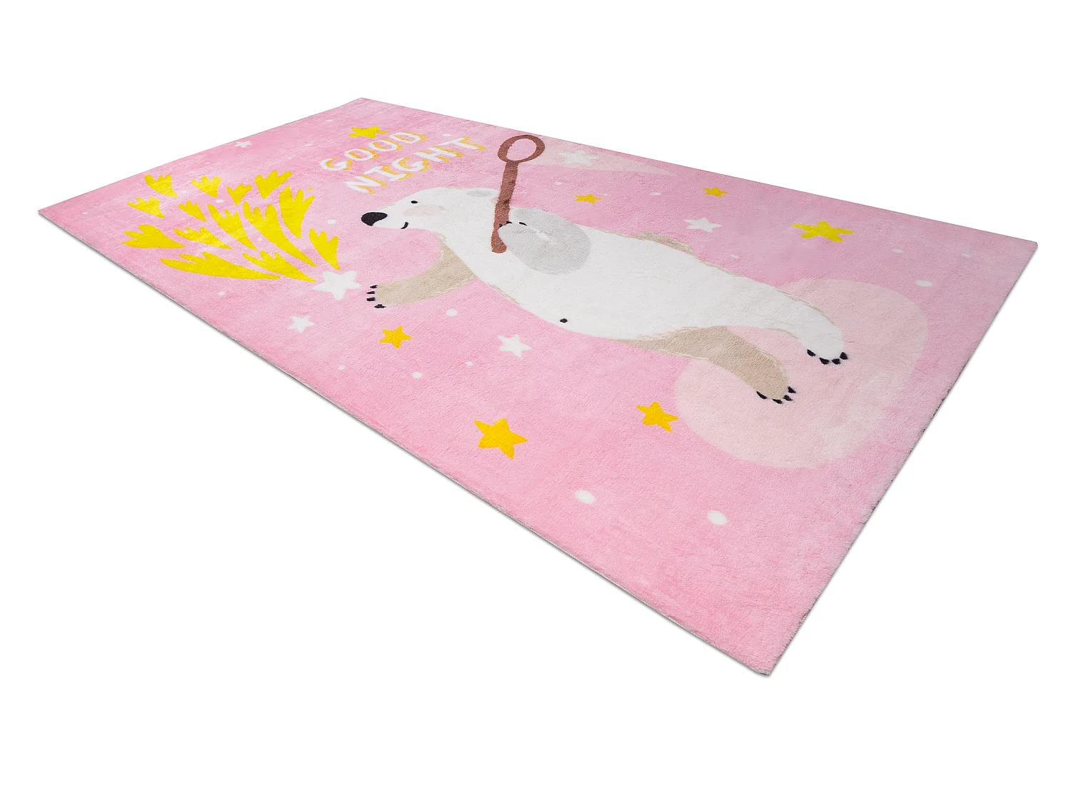 Tapis PLAY ours étoiles G4016-5 rose 160x215 cm