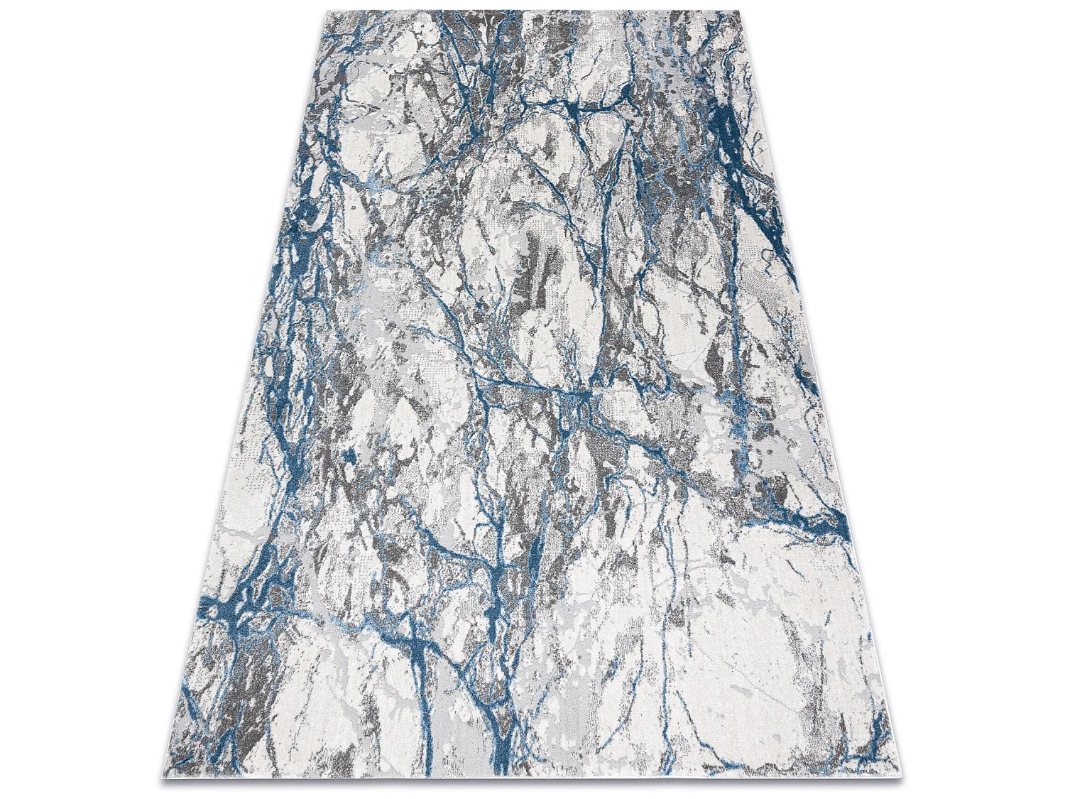 Alfombra NOBLE moderna 9962 68 Mármol, roca - Structural dos niveles  160x220 cm