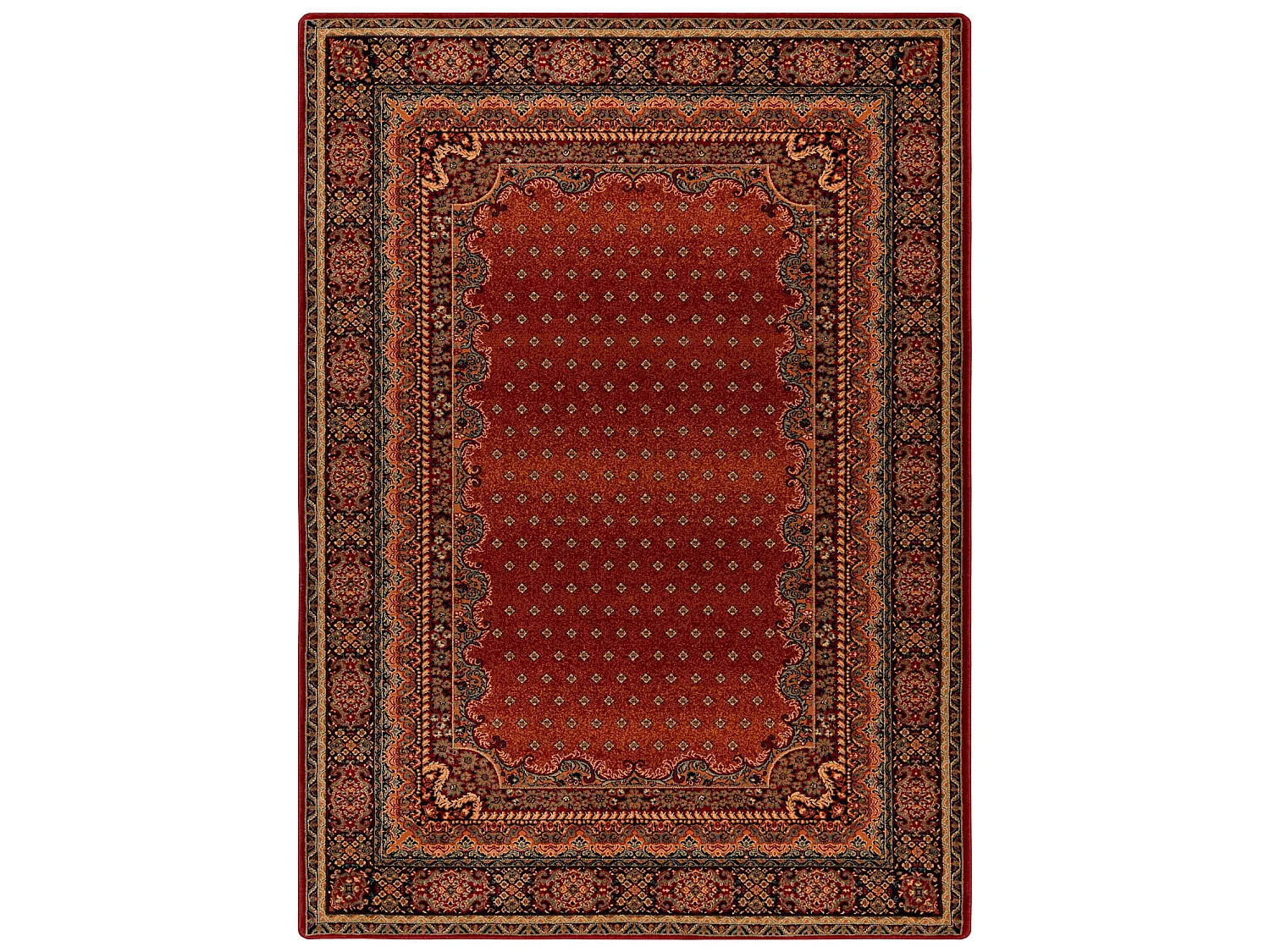 Tapis en laine POLONIA BARON bourgogne  235x350 cm