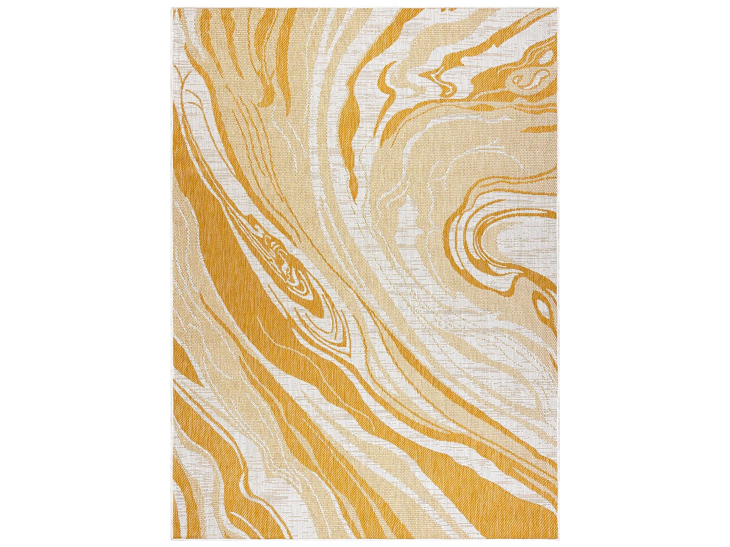 Teppich SISAL SION Marmor 22169 flach gewebt ecru / gelb / beige 160x220 cm