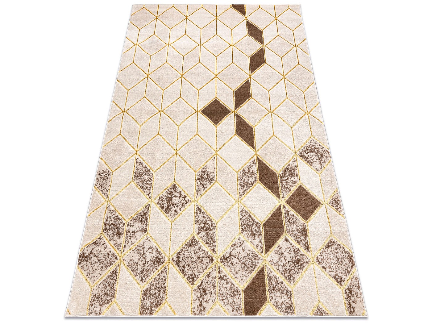 Paco Home Tapis De Créateur Aux Contours Découpés Motif Vagues en Gris