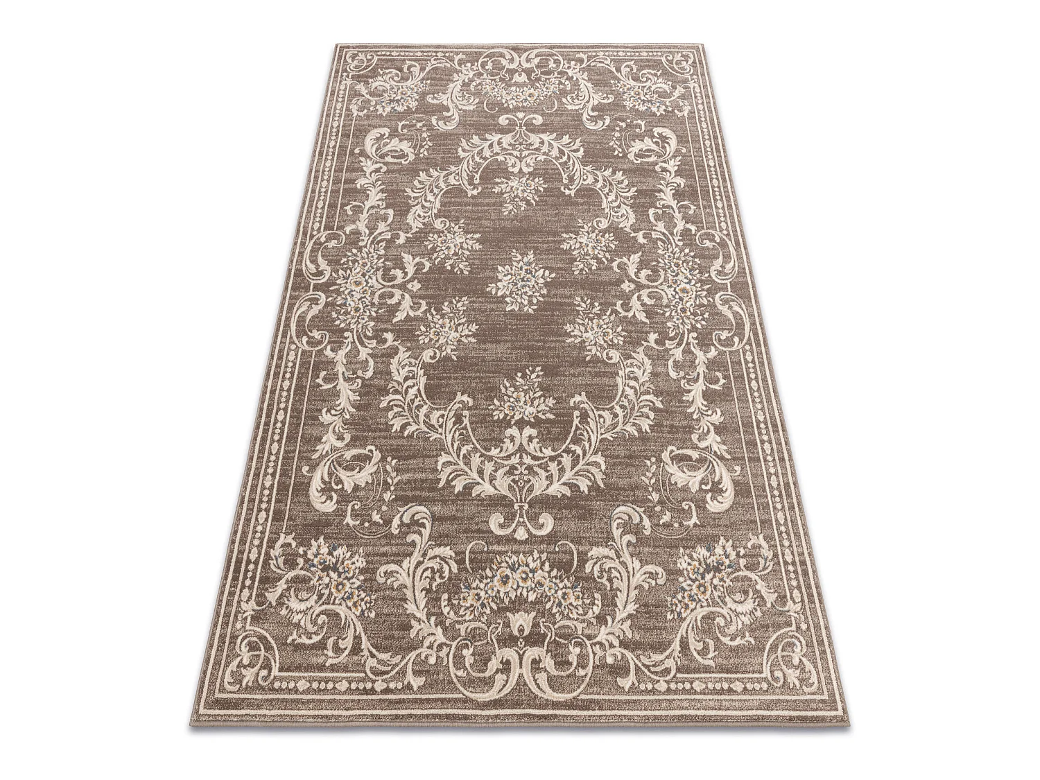 Teppich Wolle NAIN Ornament, Rahmen 7694/51922 beige / braun 200x300 cm