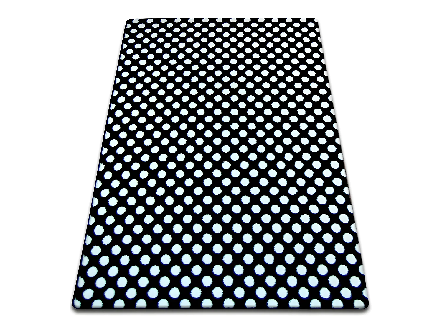 Tapijt SKETCH - F764 zwart/wit - Stippen 160x220 cm