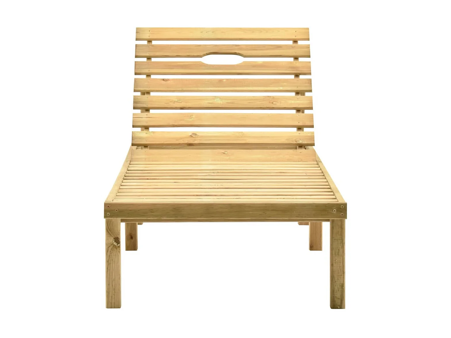 Tumbona de madera de pino impregnada ES93374