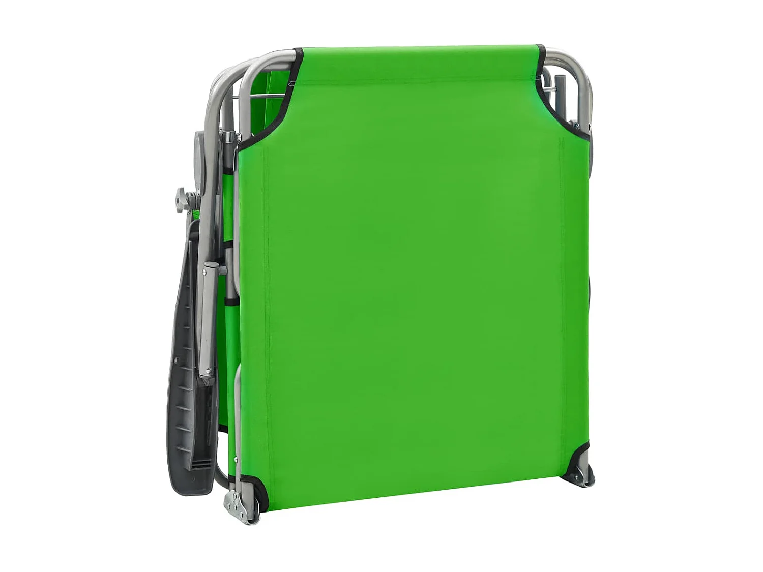 Bain de soleil avec auvent Acier Vert SEF88009