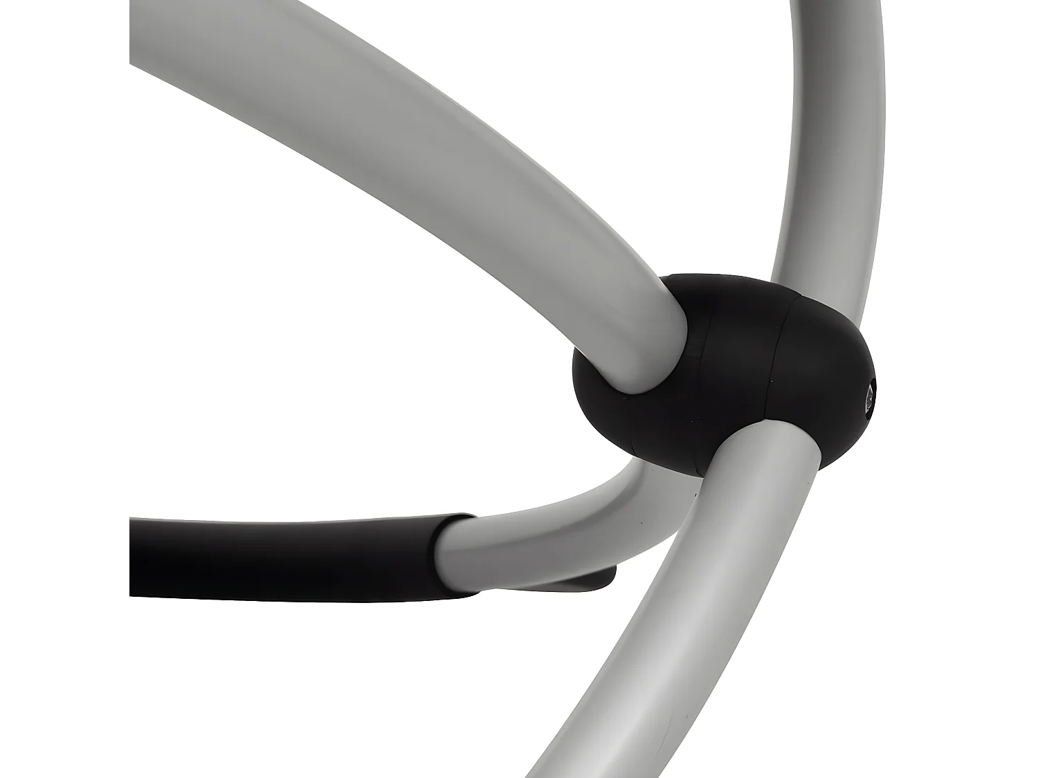 Bain de soleil géométrique d'extérieur Acier Crème SEF52413