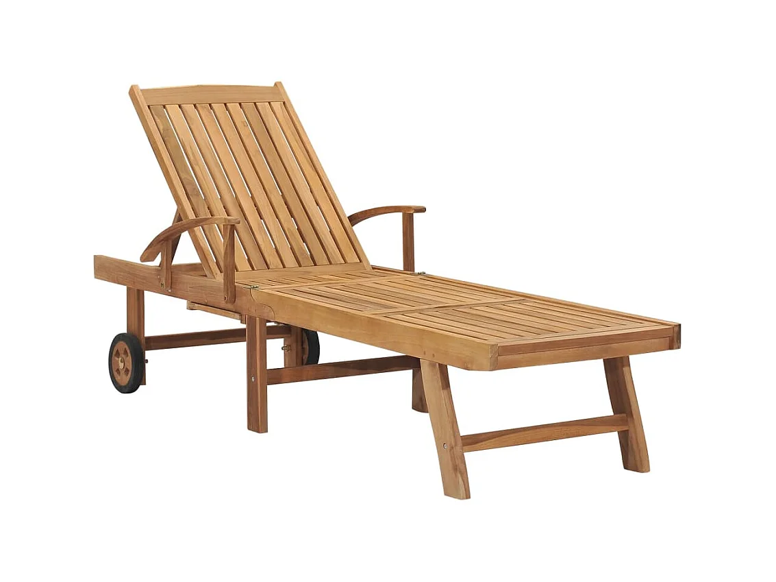 Bain de soleil Bois de teck solide SEF36936
