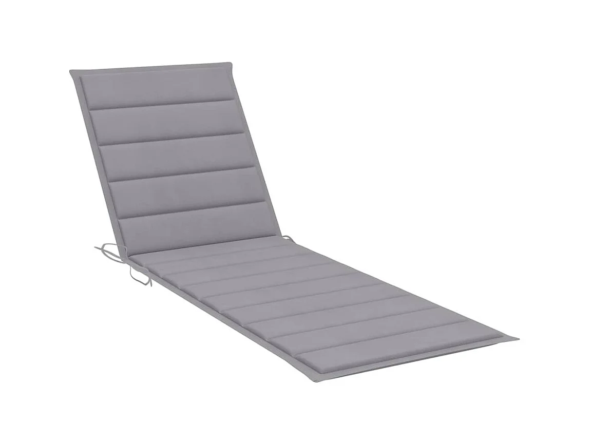 Bain de soleil de jardin avec coussin Bambou SEF33320