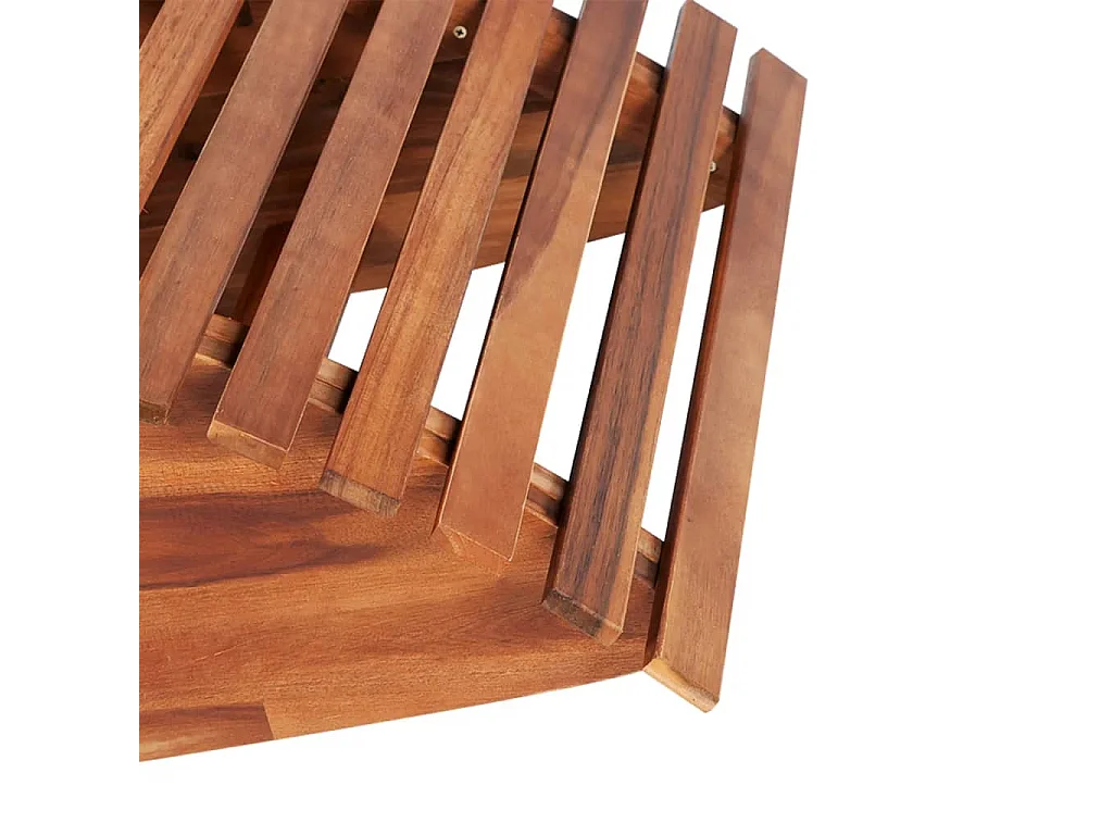 Bain de soleil basculante Bois d'acacia SEF38115