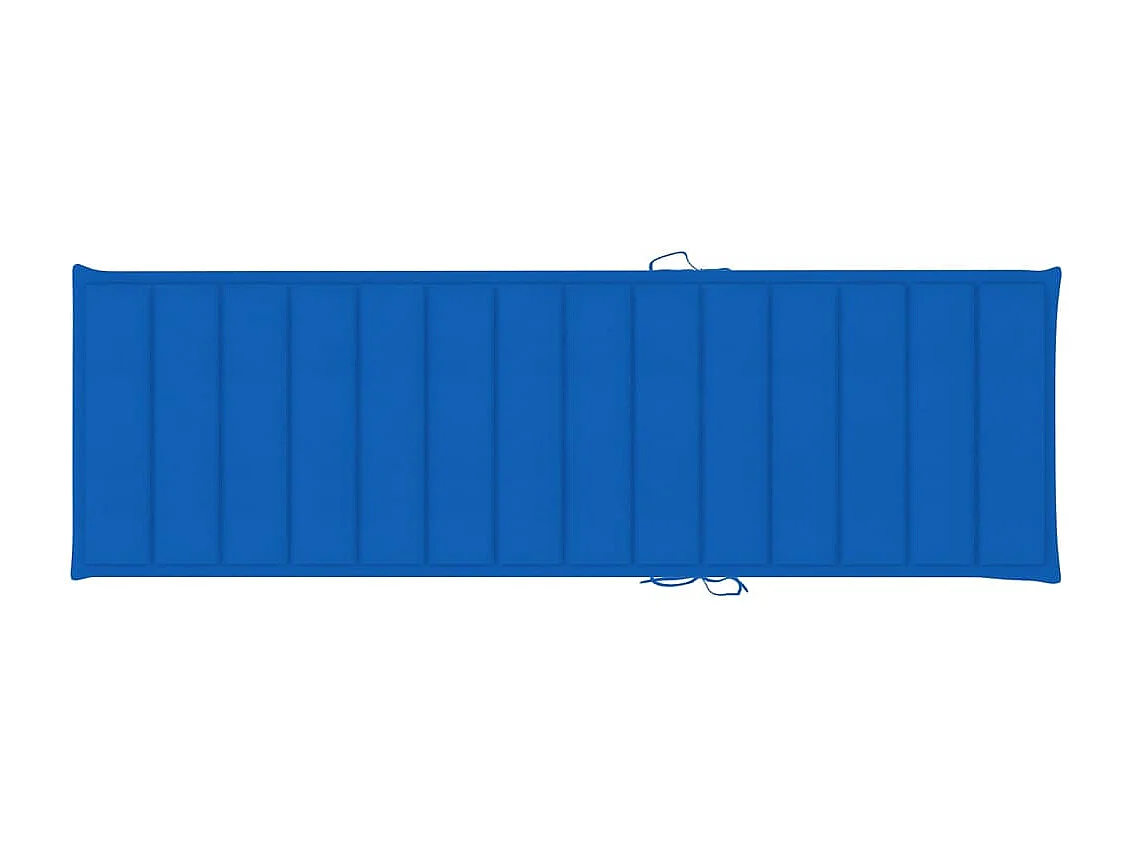 Bain de soleil de jardin avec table et coussin Pin imprégné SEF69631