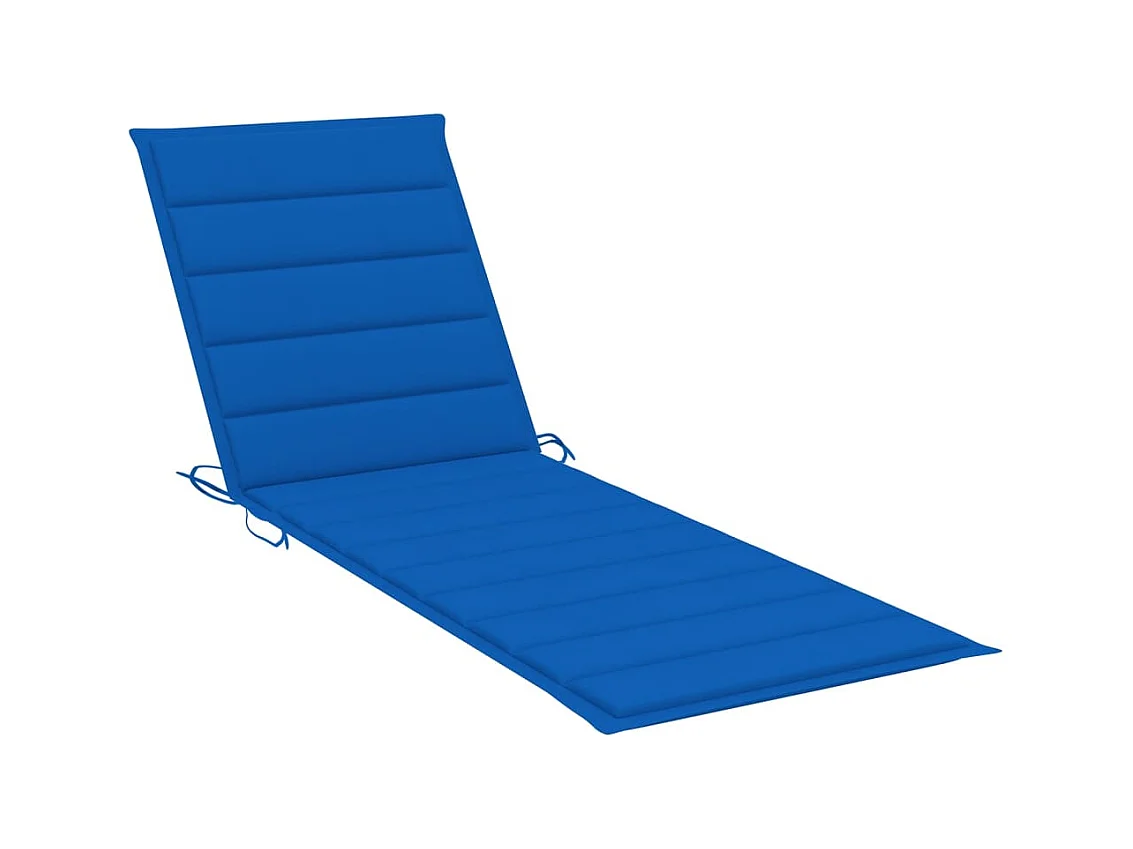 Bain de soleil de jardin avec table et coussin Pin imprégné SEF69631