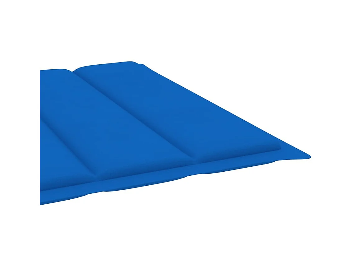 Bain de soleil de jardin avec table et coussin Pin imprégné SEF69631