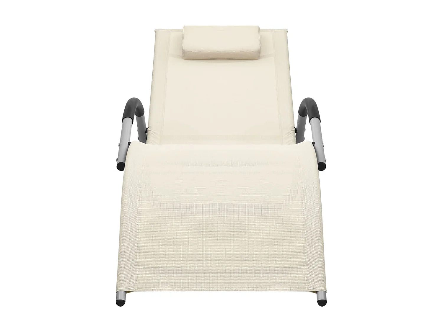 Bain de soleil Textilène Crème et gris SEF75419